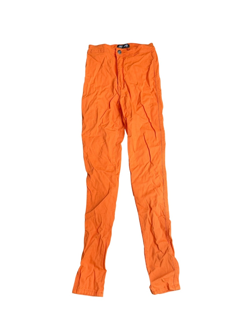 Skinny Jeans in Vibrant Orange - Sleek Slim Fit